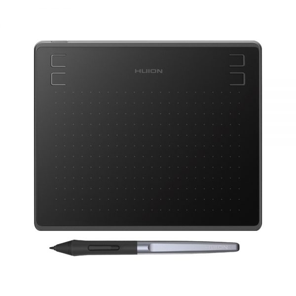 huion hs64 drawing pad with battery free stylus