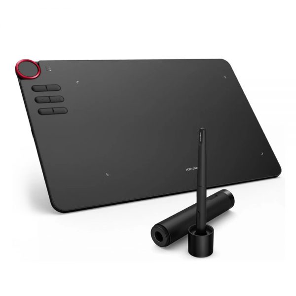 xp-pen deco 03 graphics tablet and pen holder with pen