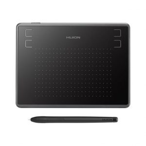 huion h430p drawing pad with battery free stylus
